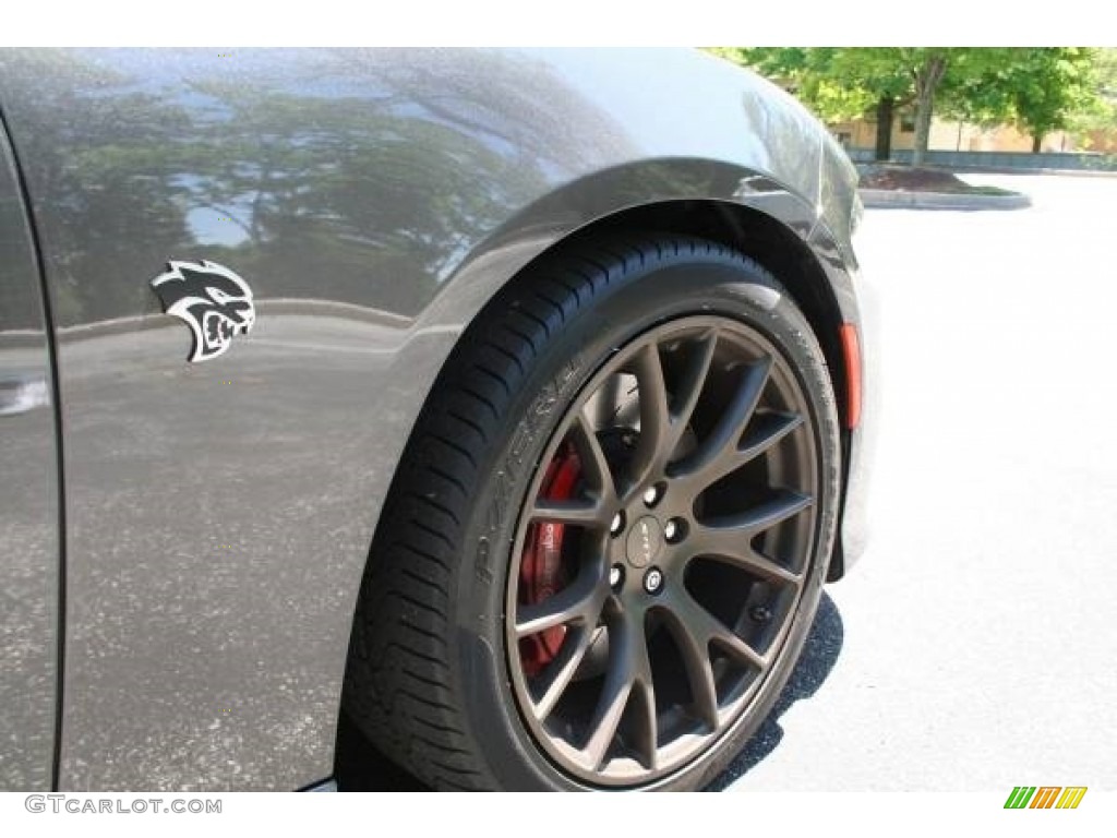2015 Charger SRT Hellcat - Granite Crystal Metallic / Black photo #18