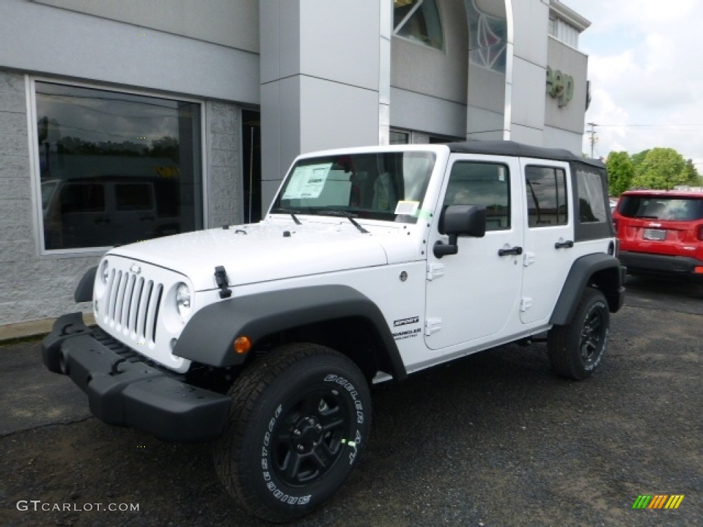 Bright White Jeep Wrangler Unlimited