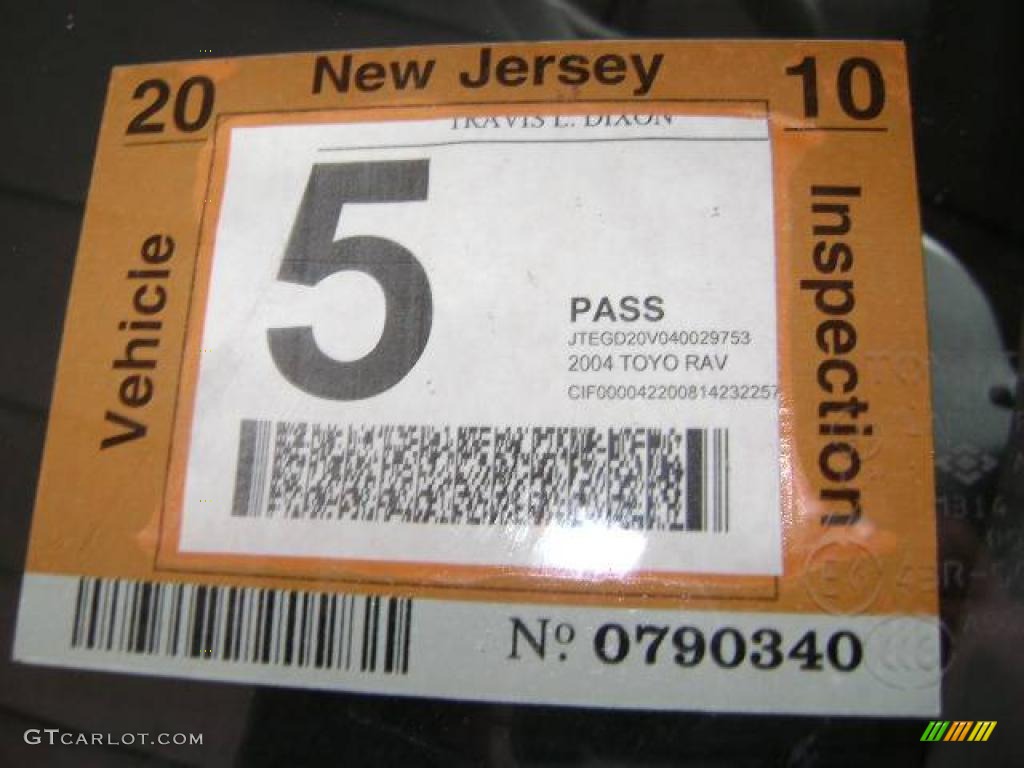 2004 RAV4  - Titanium Metallic / Dark Charcoal photo #8
