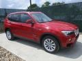 Melbourne Red Metallic 2017 BMW X3 xDrive28i