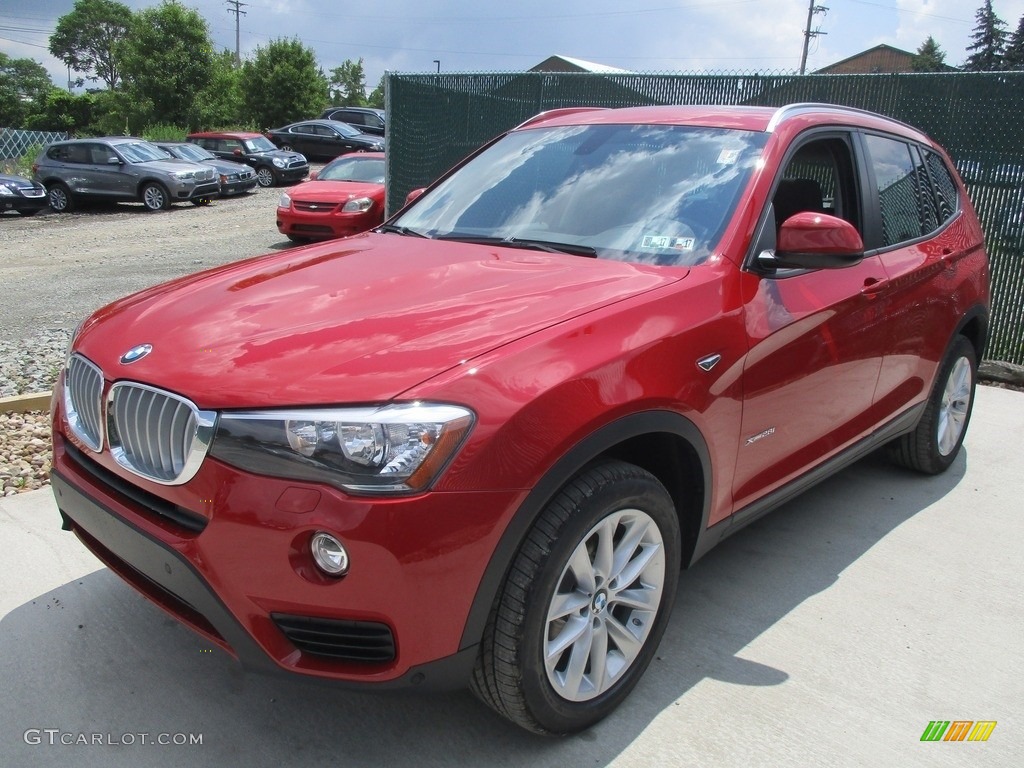 Melbourne Red Metallic 2017 BMW X3 xDrive28i Exterior Photo #113946976