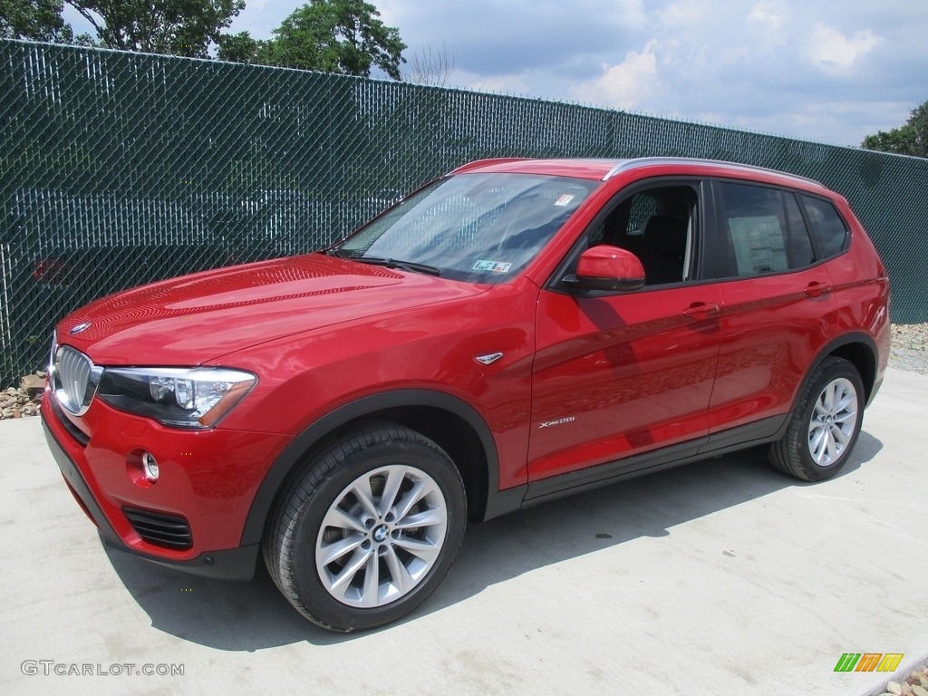Melbourne Red Metallic 2017 BMW X3 xDrive28i Exterior Photo #113947003