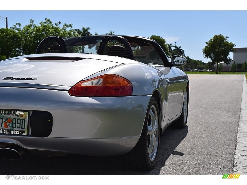 1997 Boxster  - Arctic Silver Metallic / Boxster Red photo #11