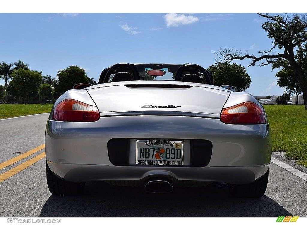 1997 Boxster  - Arctic Silver Metallic / Boxster Red photo #12