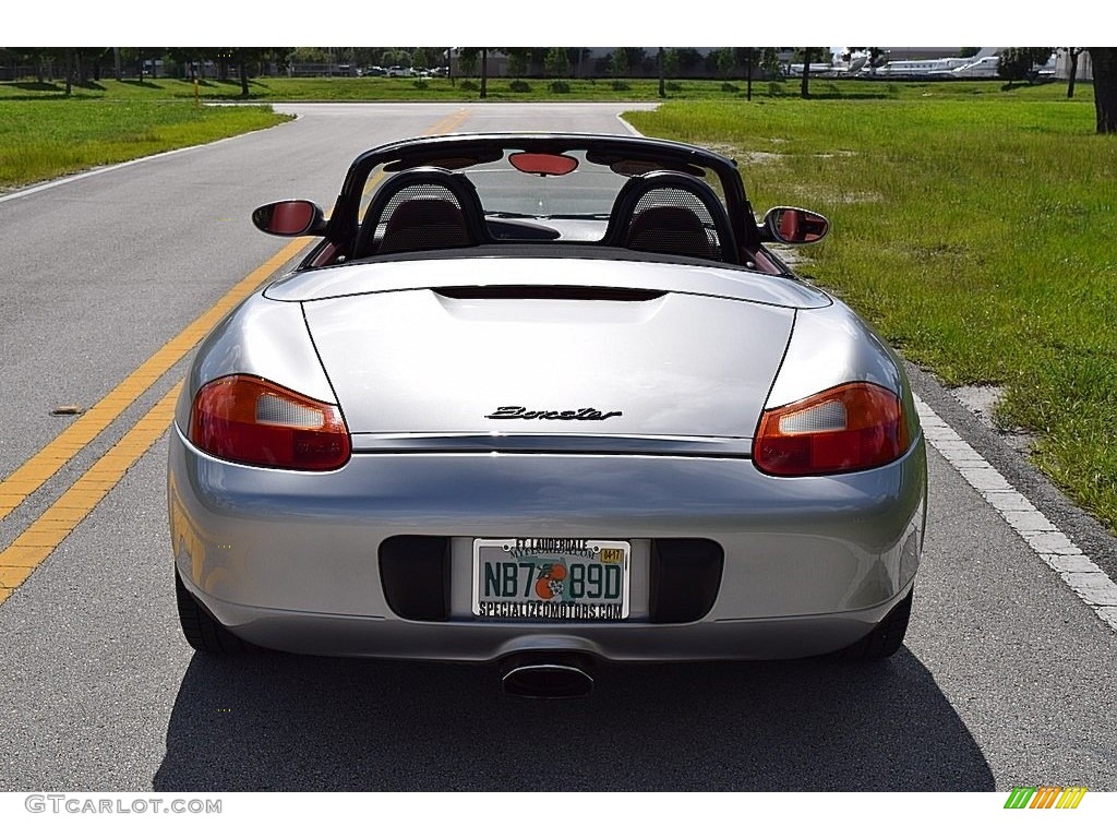 1997 Boxster  - Arctic Silver Metallic / Boxster Red photo #13