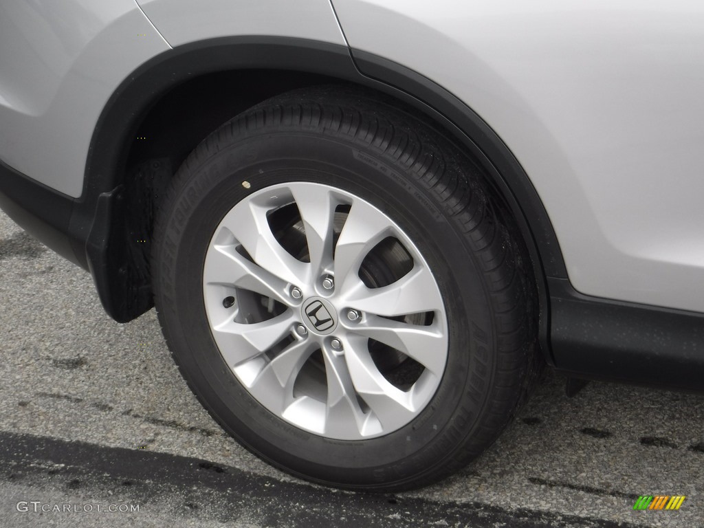 2014 CR-V EX-L AWD - Alabaster Silver Metallic / Gray photo #3