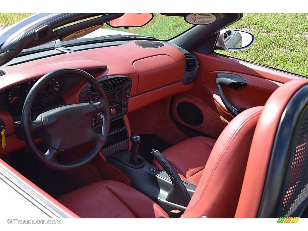 Boxster Red Interior 1997 Porsche Boxster Standard Boxster Model Photo #113949625