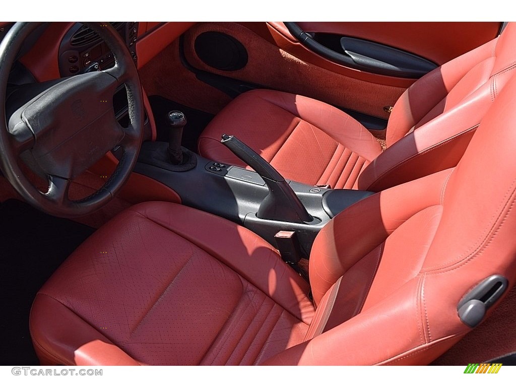 1997 Boxster  - Arctic Silver Metallic / Boxster Red photo #41