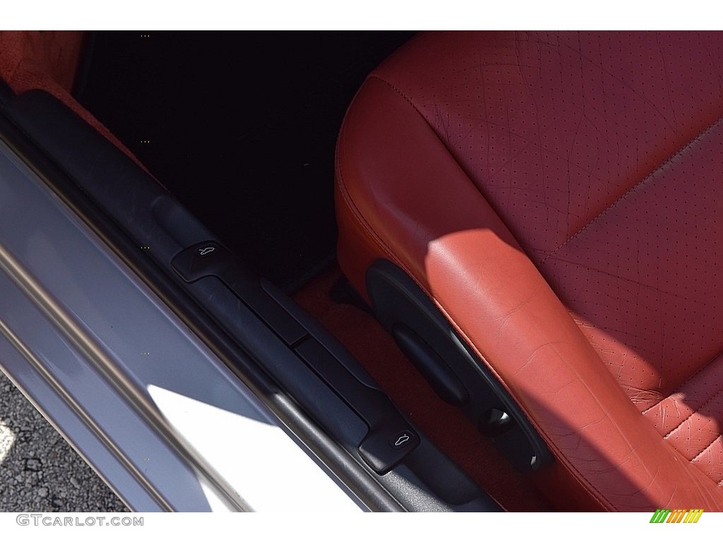 1997 Boxster  - Arctic Silver Metallic / Boxster Red photo #42