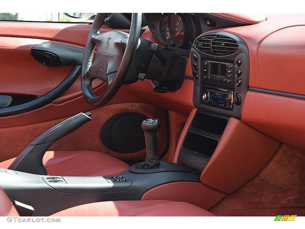 1997 Boxster  - Arctic Silver Metallic / Boxster Red photo #49