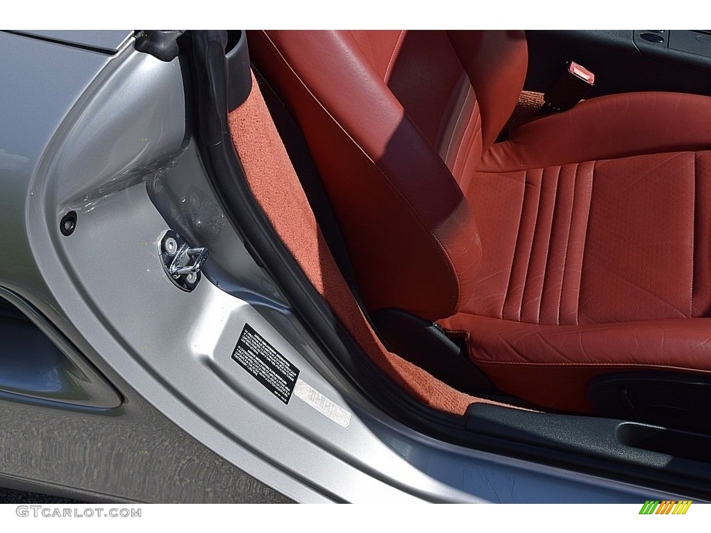 1997 Boxster  - Arctic Silver Metallic / Boxster Red photo #52