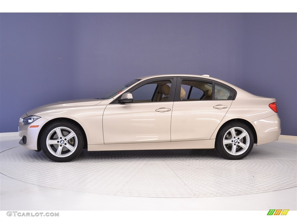 2013 3 Series 328i Sedan - Orion Silver Metallic / Venetian Beige photo #4