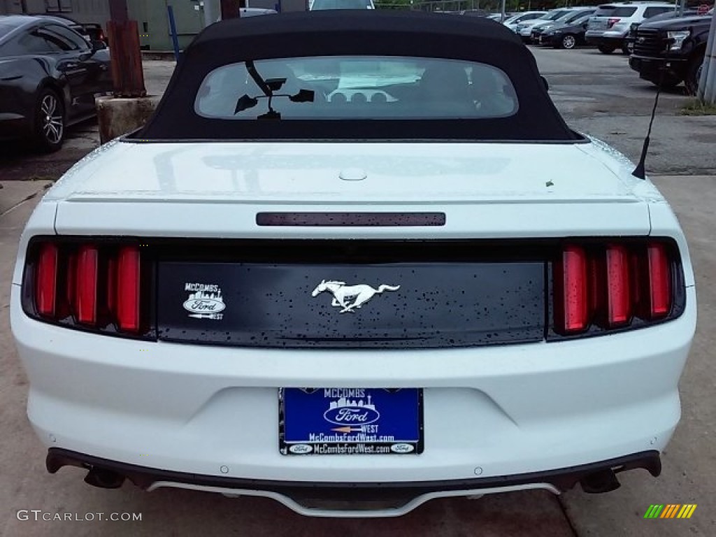 2016 Mustang EcoBoost Premium Convertible - Oxford White / Ebony photo #14