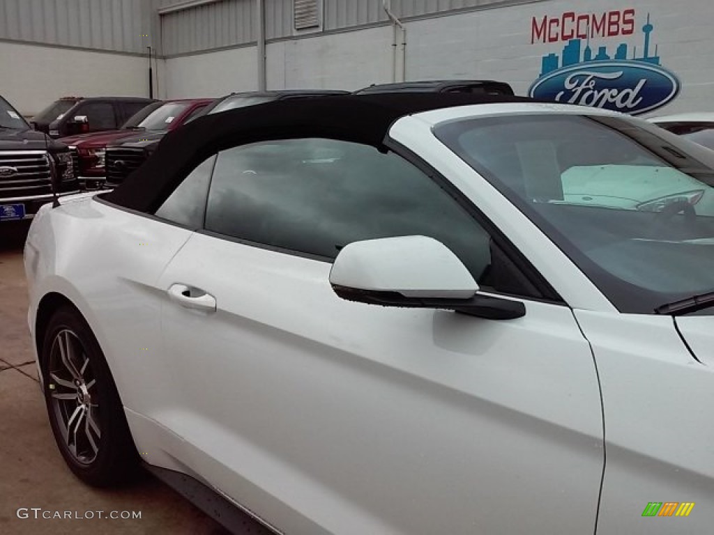 2016 Mustang EcoBoost Premium Convertible - Oxford White / Ebony photo #19