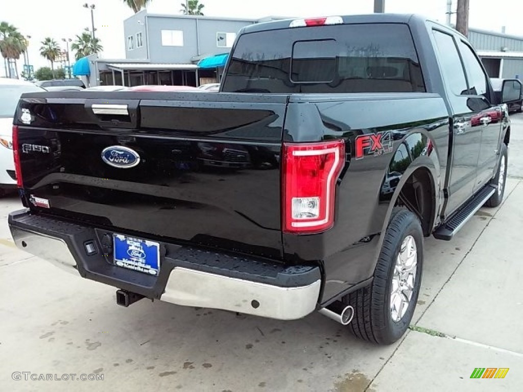 2016 F150 XLT SuperCrew 4x4 - Shadow Black / Medium Earth Gray photo #7