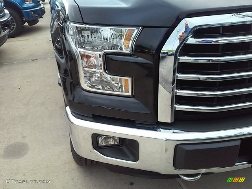 2016 F150 XLT SuperCrew 4x4 - Shadow Black / Medium Earth Gray photo #24