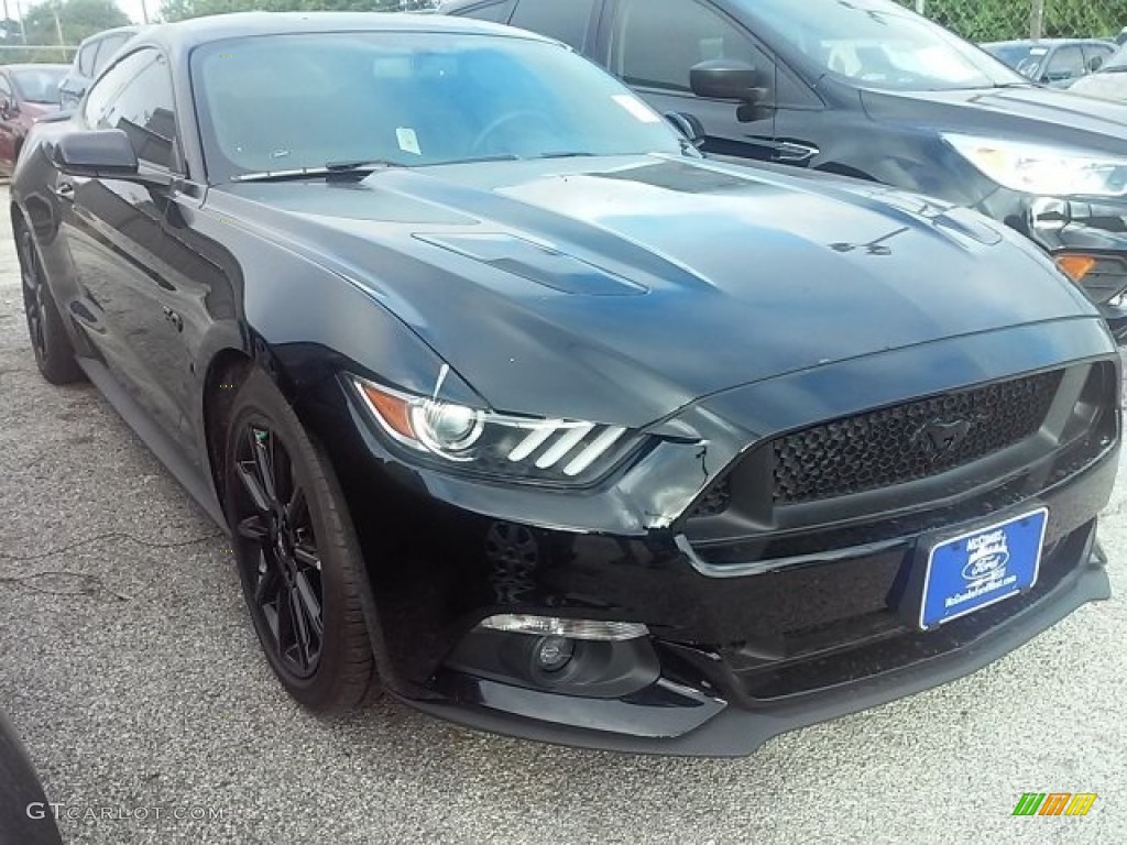 Shadow Black Ford Mustang