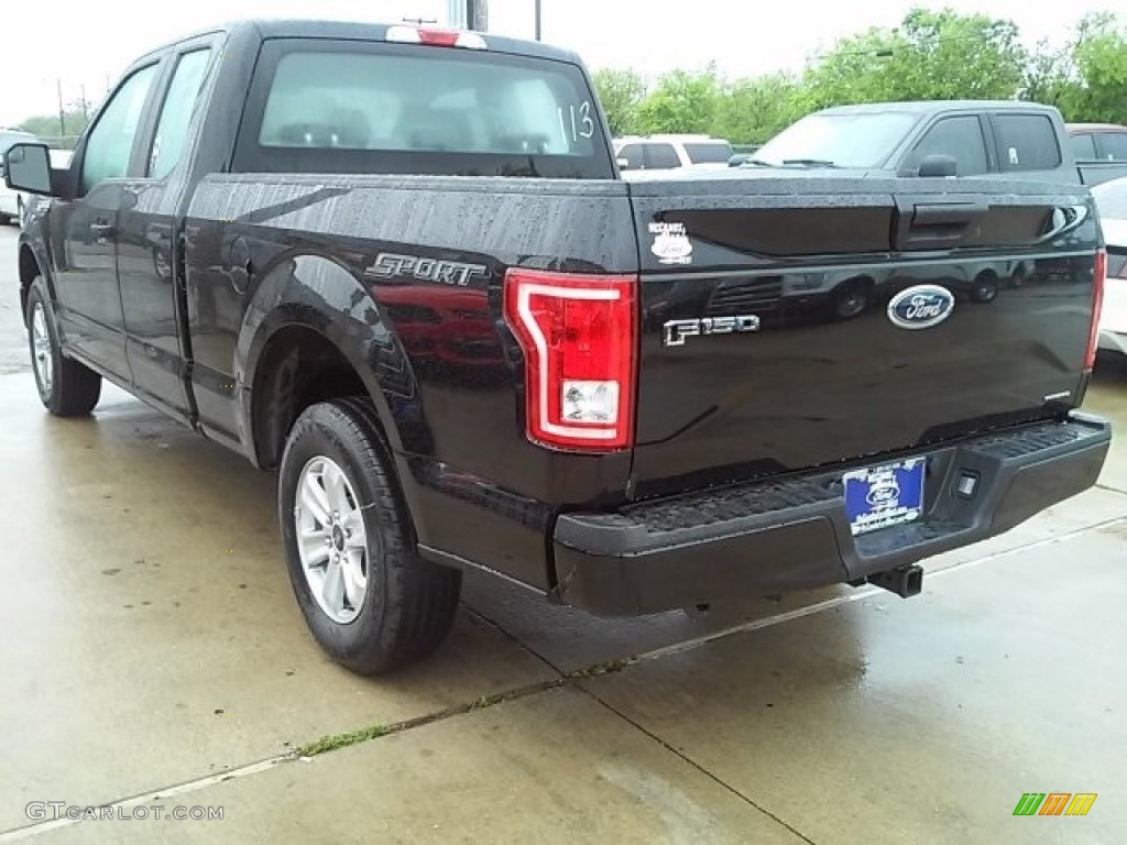 2016 F150 XL SuperCab - Shadow Black / Medium Earth Gray photo #10