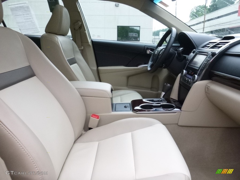 2013 Camry XLE V6 - Clearwater Blue Metallic / Ivory photo #12