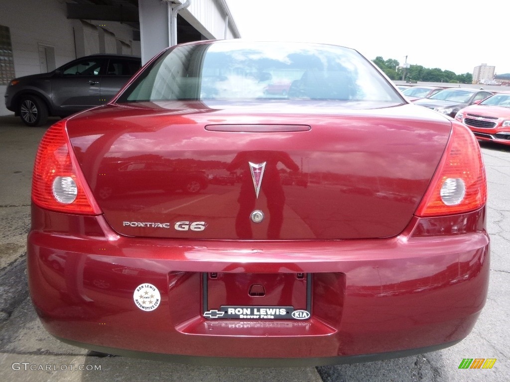 2008 G6 Sedan - Performance Red Metallic / Ebony Black photo #4