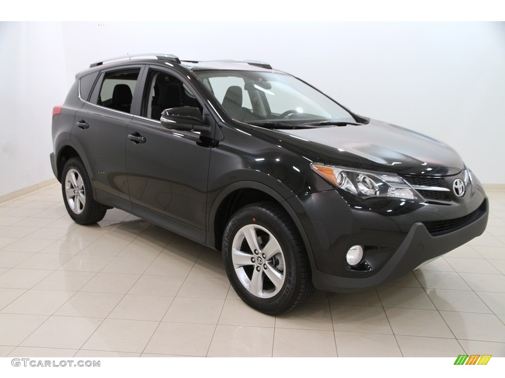 2015 RAV4 XLE - Black / Black photo #1