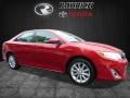 Barcelona Red Metallic 2013 Toyota Camry Hybrid XLE