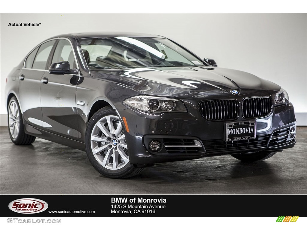 2016 5 Series 535i Sedan - Dark Graphite Metallic / Black photo #1