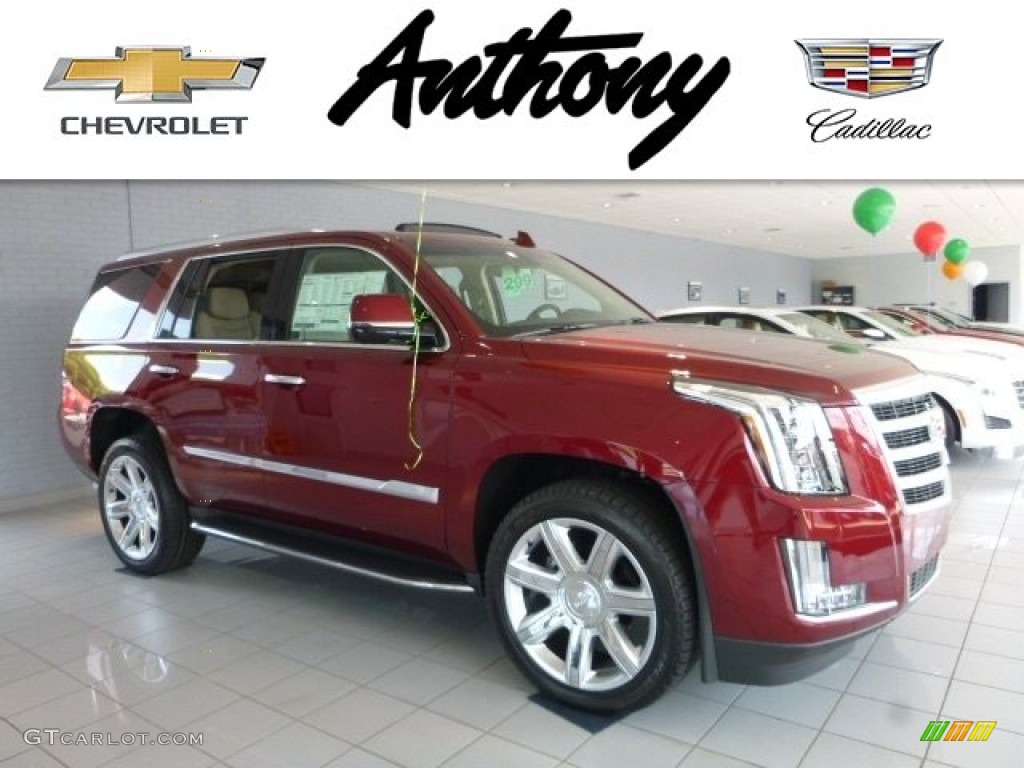 2016 Red Pion Tintcoat Cadillac Escalade Luxury 4wd 113940699 Red Pion Tintcoat Cadillac Escalade