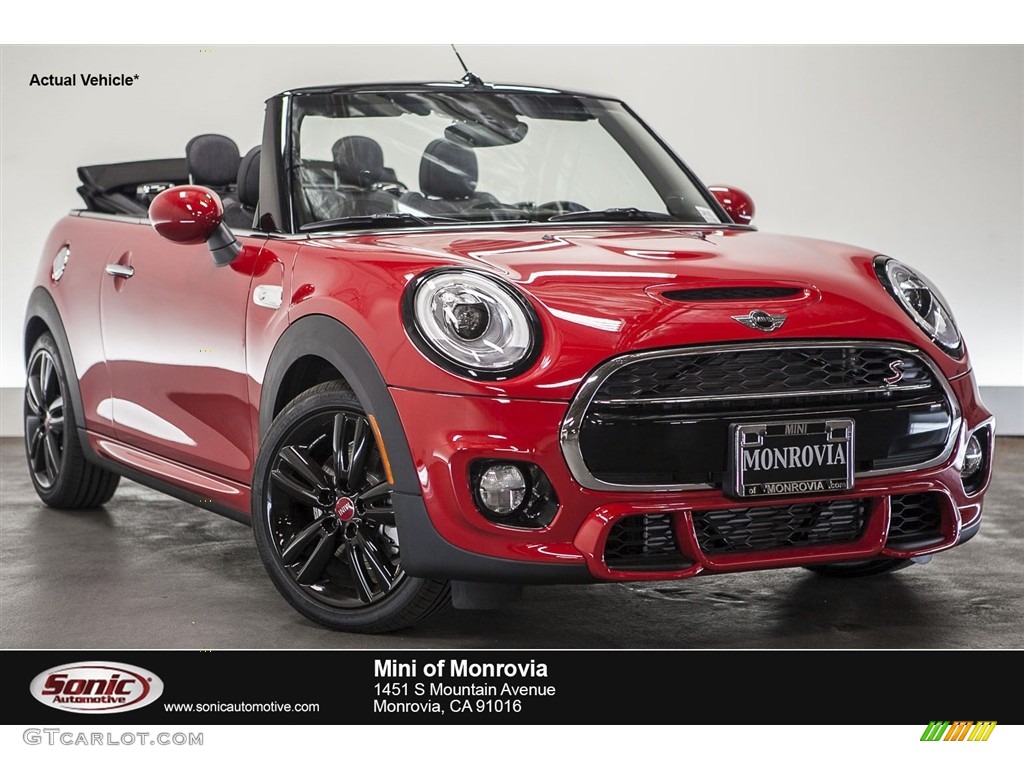 2016 Convertible Cooper S - Chili Red / Leather/Cloth Black Pearl photo #1