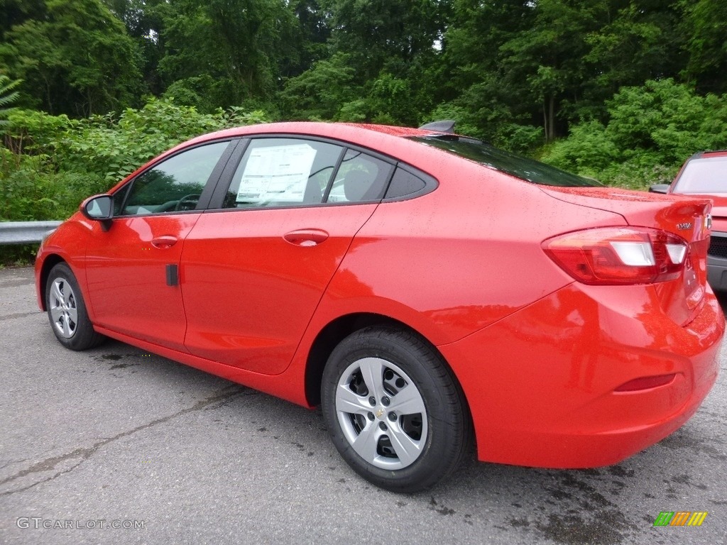 2016 Cruze LS Sedan - Red Hot / Jet Black photo #9