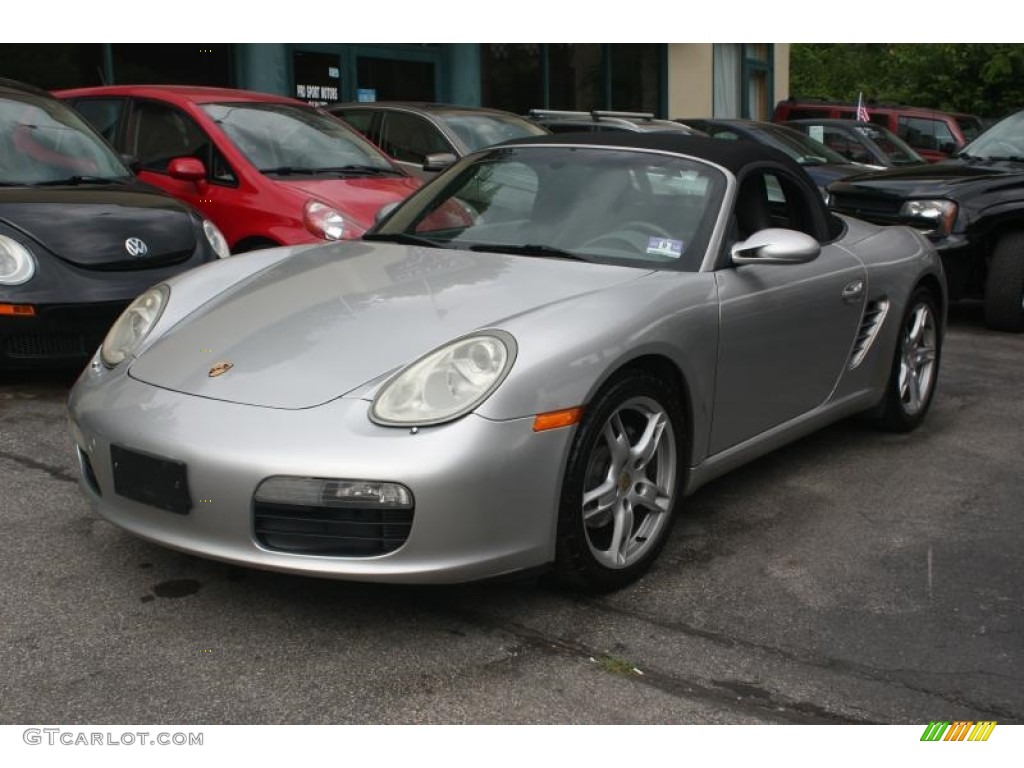 2006 Boxster  - Arctic Silver Metallic / Stone Grey photo #5