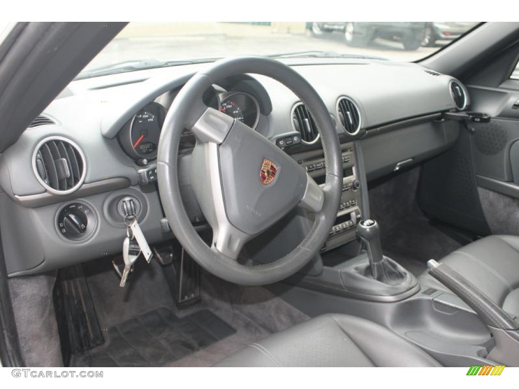 2006 Boxster  - Arctic Silver Metallic / Stone Grey photo #19
