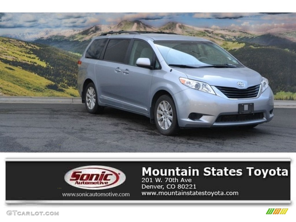 2013 Sienna LE AWD - Silver Sky Metallic / Light Gray photo #1