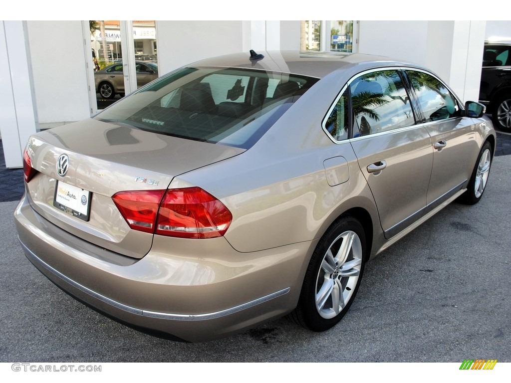 2015 Passat SE Sedan - Titanium Beige / Titan Black photo #9