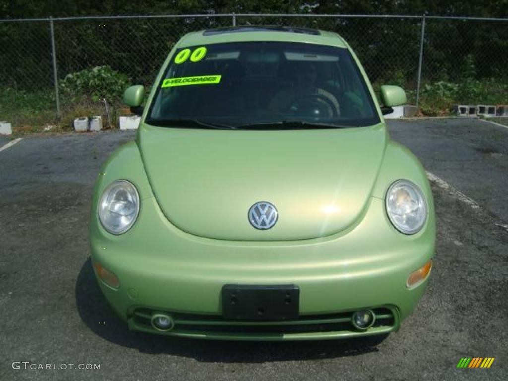 2000 New Beetle GLS 1.8T Coupe - Green / Black photo #2
