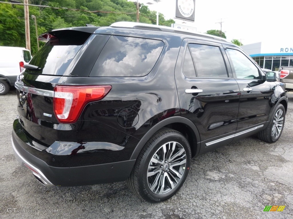 2016 Explorer Platinum 4WD - Shadow Black / Platinum Medium Soft Ceramic Nirvana Leather photo #2