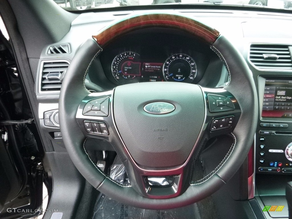 2016 Explorer Platinum 4WD - Shadow Black / Platinum Medium Soft Ceramic Nirvana Leather photo #16