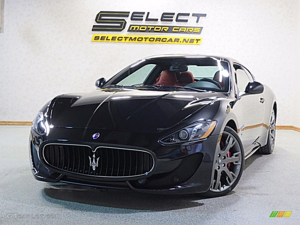 2013 GranTurismo Sport Coupe - Nero Carbonio (Black Metallic) / Rosso Corallo photo #1