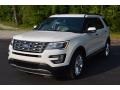 2016 White Platinum Metallic Tri-Coat Ford Explorer Limited  photo #9