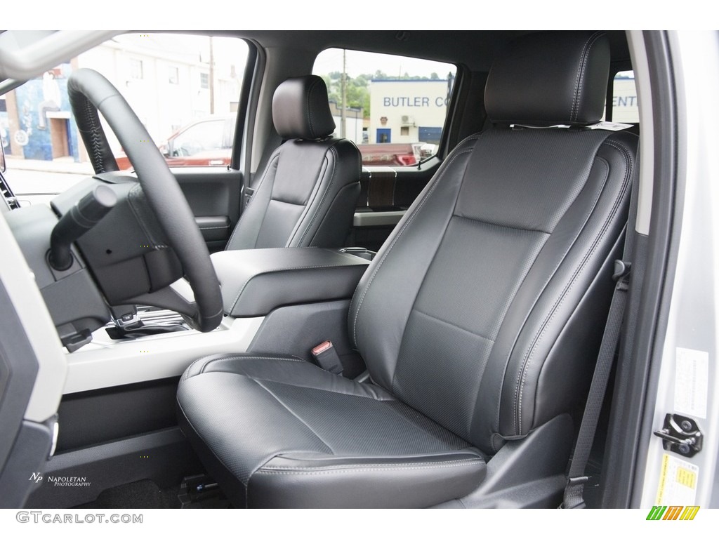 2016 F150 Lariat SuperCrew 4x4 - Ingot Silver / Black photo #7