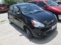 2015 Mystic Black Mitsubishi Mirage ES  photo #1