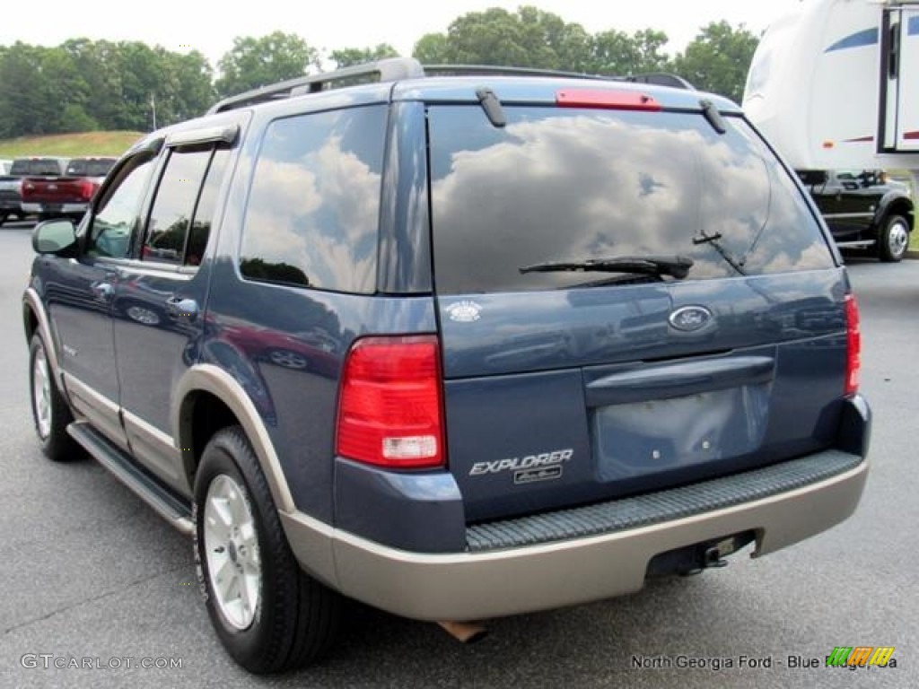 2004 Explorer Eddie Bauer 4x4 - Dark Blue Pearl Metallic / Medium Parchment photo #3