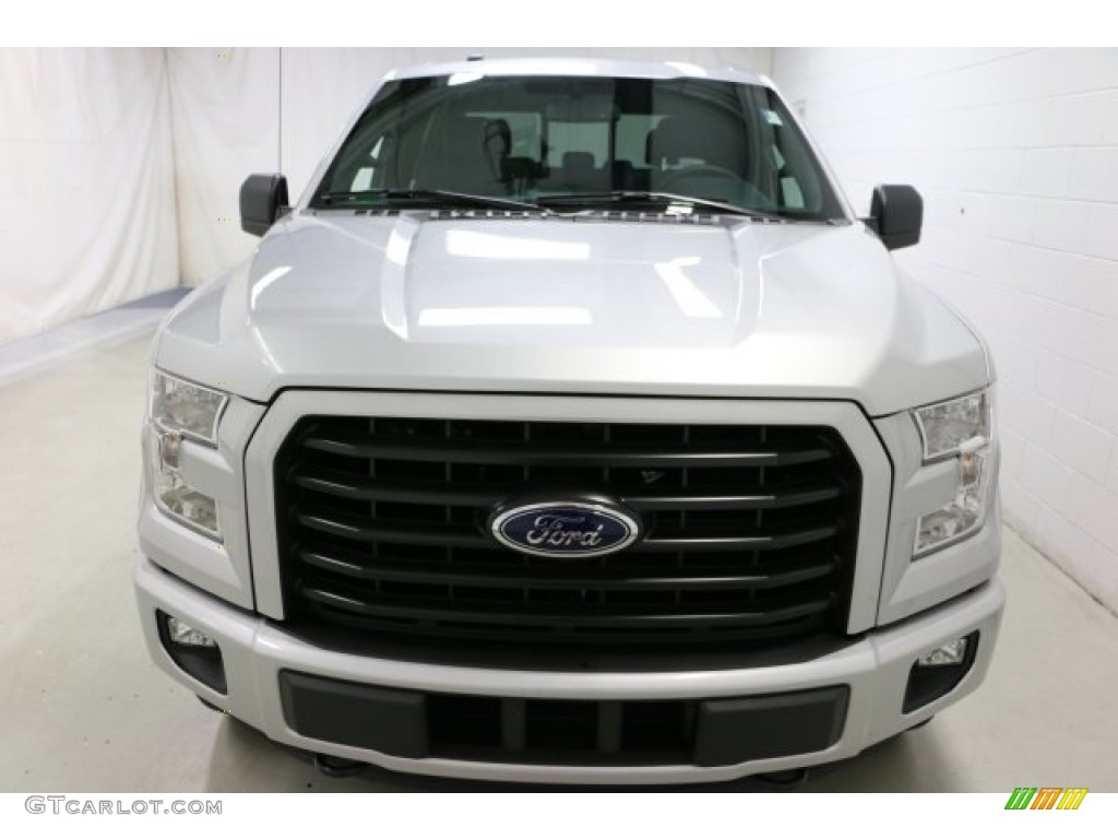 2016 F150 XLT SuperCrew 4x4 - Ingot Silver / Black photo #2