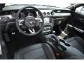 Ebony 2017 Ford Mustang GT Premium Coupe Interior Color