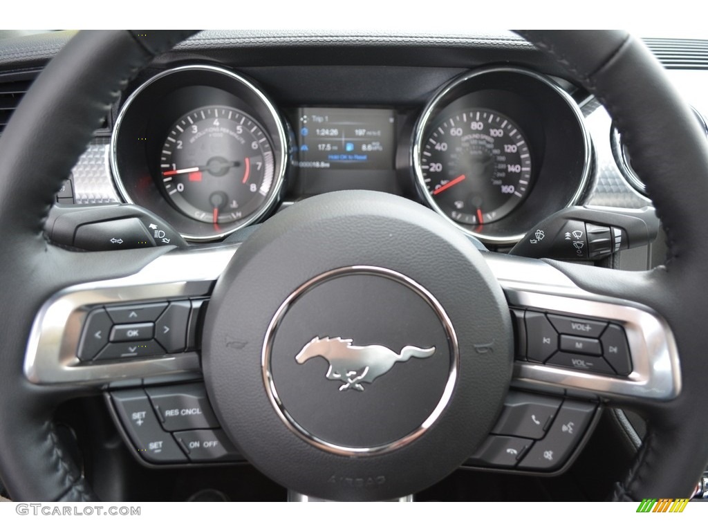 2017 Mustang GT Premium Coupe - Ingot Silver / Ebony photo #17