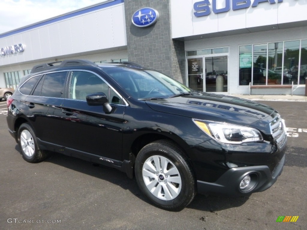 2016 Outback 2.5i Premium - Crystal Black Silica / Slate Black photo #1