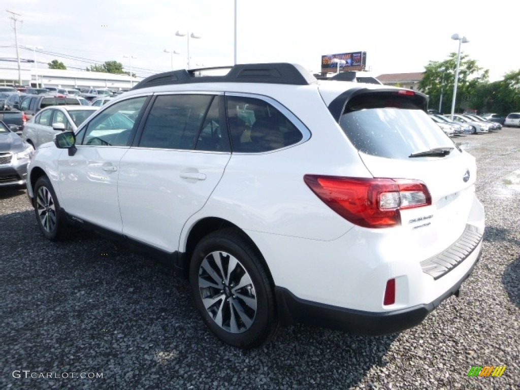 2016 Outback 2.5i Limited - Crystal White Pearl / Warm Ivory photo #9