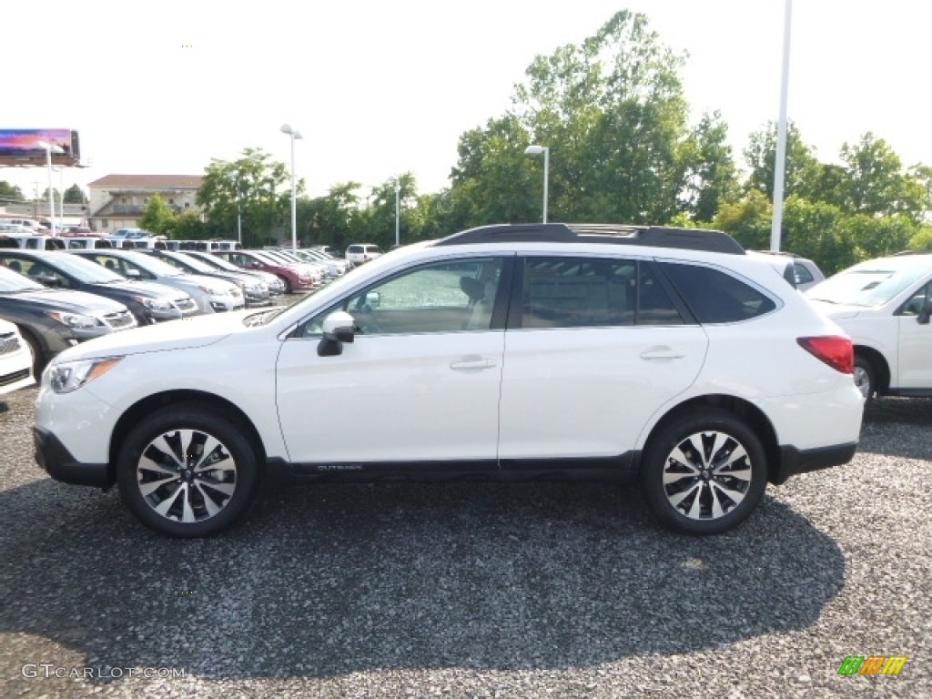 2016 Outback 2.5i Limited - Crystal White Pearl / Warm Ivory photo #10