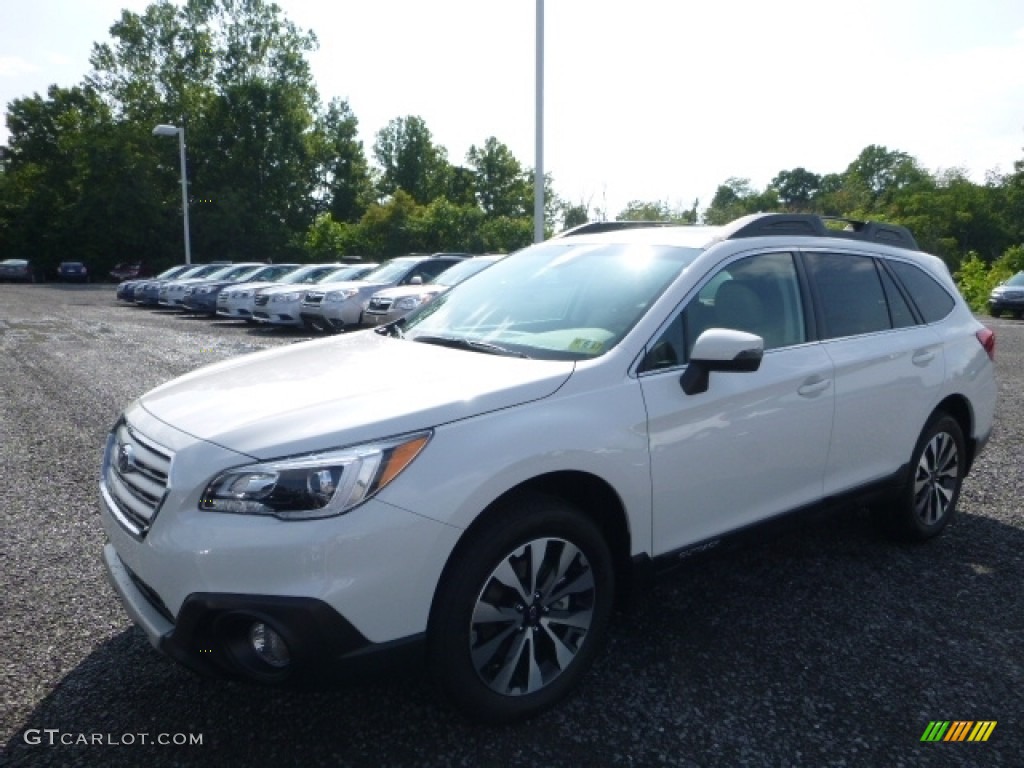 2016 Outback 2.5i Limited - Crystal White Pearl / Warm Ivory photo #11