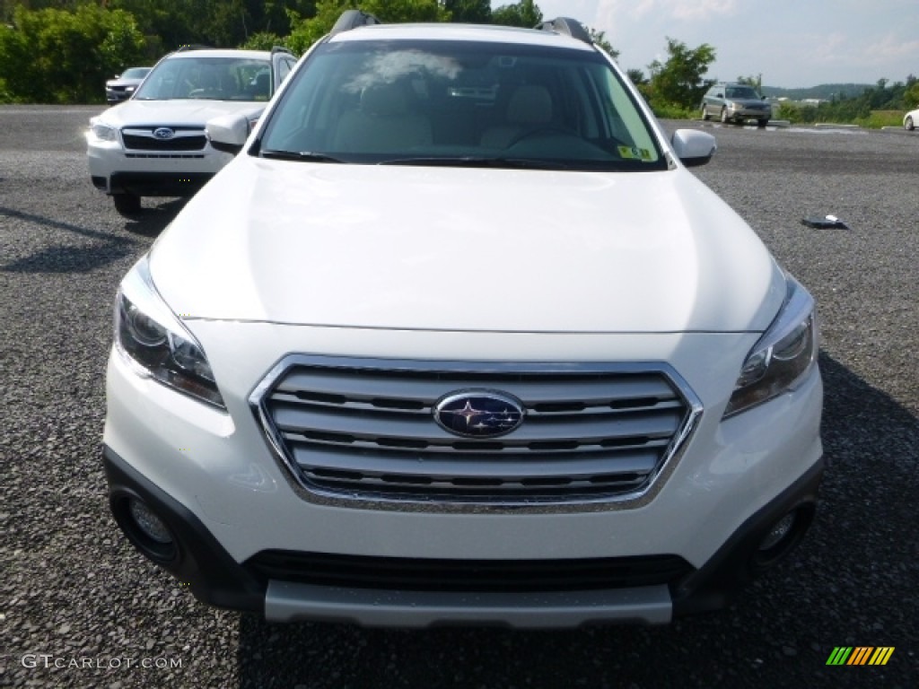 2016 Outback 2.5i Limited - Crystal White Pearl / Warm Ivory photo #12